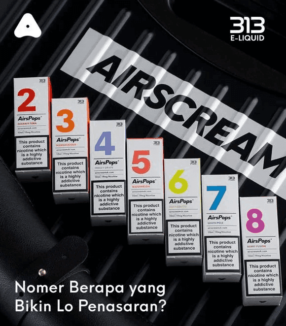 AIRSCREAM AIRSPOPS 313數字小煙油:圖片 2