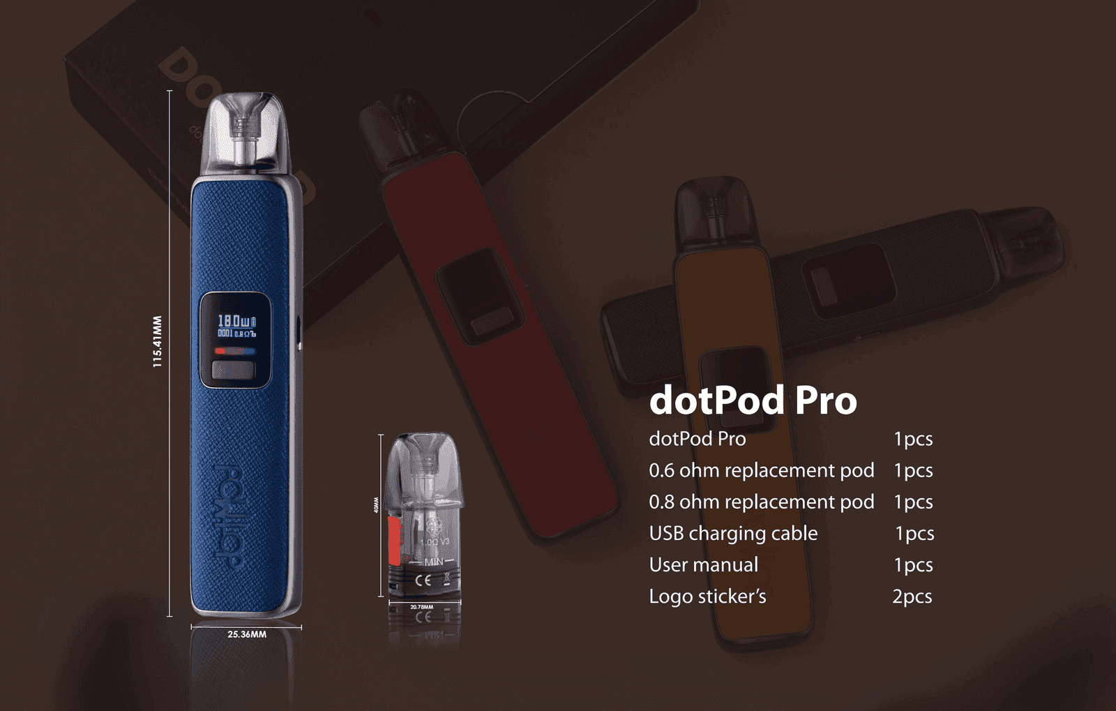 佩特里DOTMOD DOTPODS PRO 35W小煙主機·空倉煙彈:圖片 2