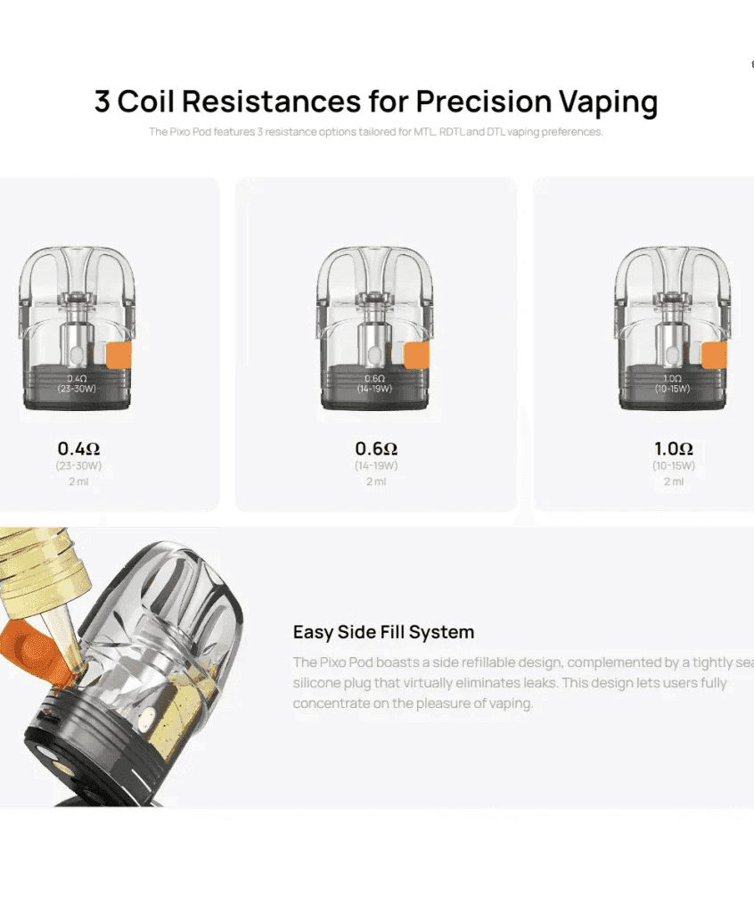 ASPIRE PIXO霧克斯煙彈:圖片 2