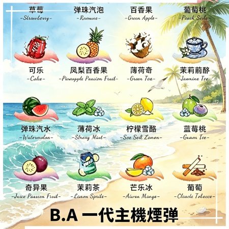B.A 一代電子煙煙彈