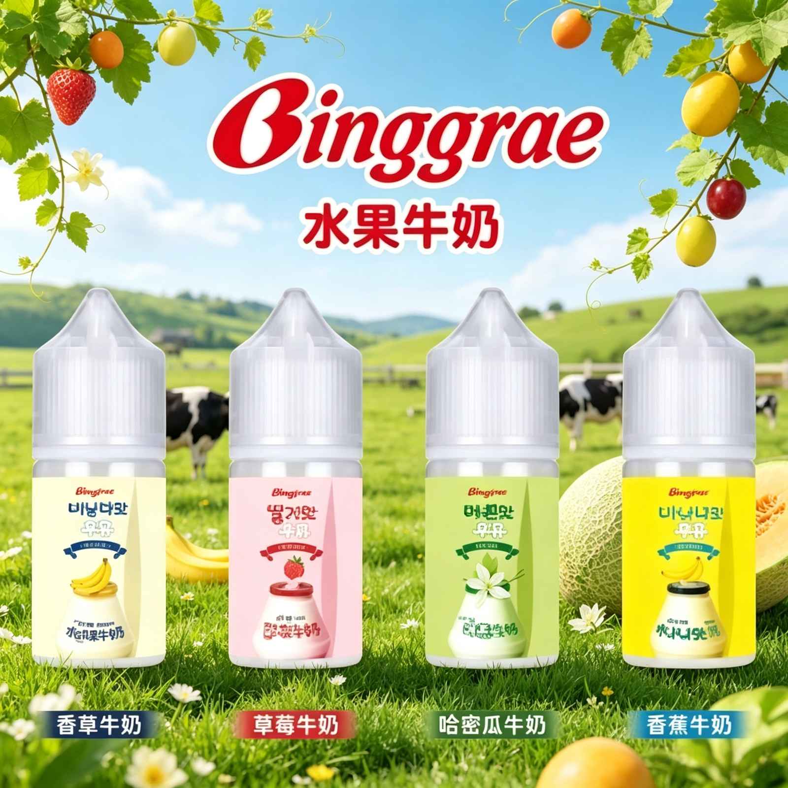 Binggrae水果牛奶煙油