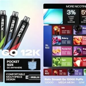 Relx Smash Go 12000 Puffs 一次性電子煙