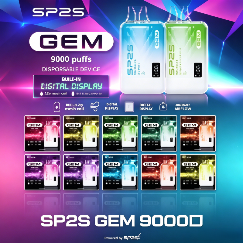 SP2S GEM 9000口一次性電子煙